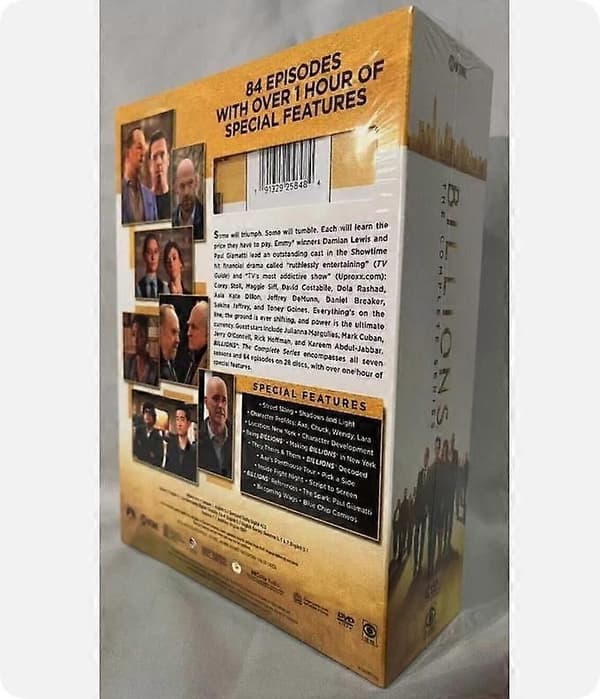 Billions: The Complete Series Sesong 1 - 7 (DVD, 28-Disc Box Set) engelsk versjon