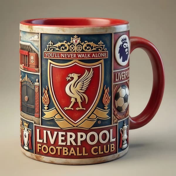 [2F]Fodboldkrus, City Spurs Chelsea Kaffekop