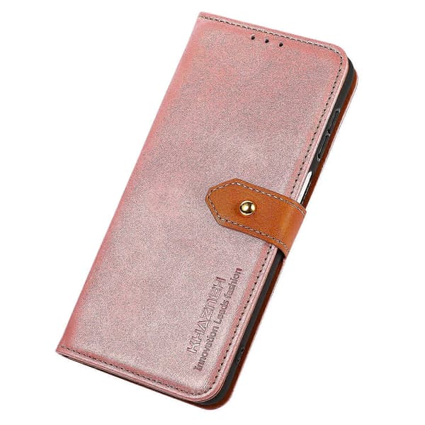 För Google Pixel 9 Magnetiskt Flip PU Läderfodral Mobiltelefon Stativskydd Rose Gold