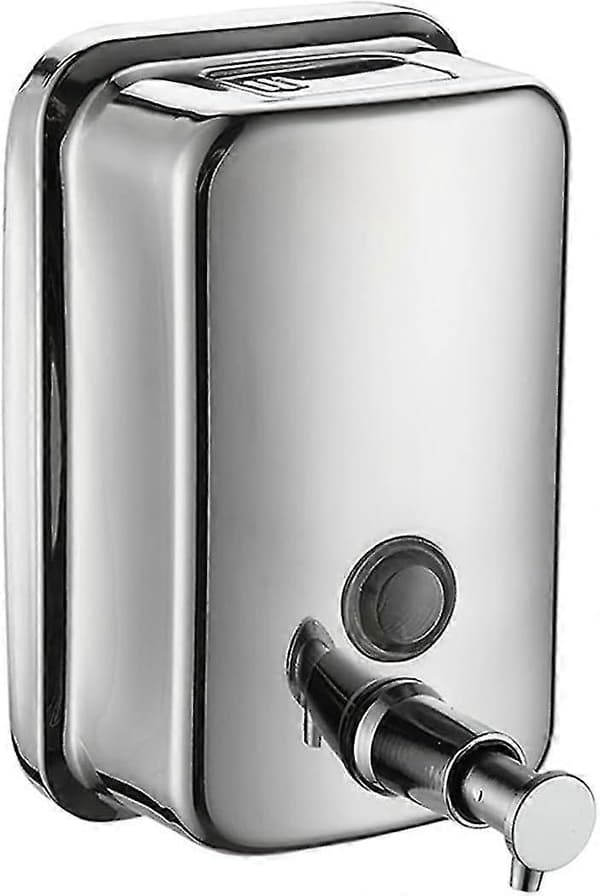 [2F]304 Mindre stålhanddesinfektionsmedeldispenser, dispenserfäste för badkit Restnt (1000ml) 800ml