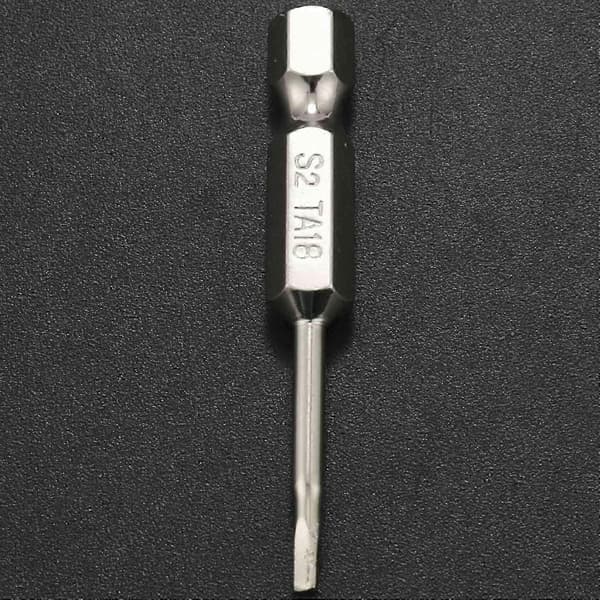 6 st S2 stål triangulära skruvbits magnetisk skruvmejselbit halkfri triangel skruvhuvud 1.8/2/2.Silver SZRH A-B