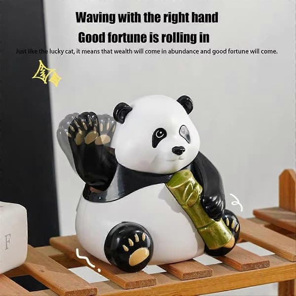 Solcelledrevne Dansende Leker Solcelle Panda Bjørn BobbleHead Samlefigurer