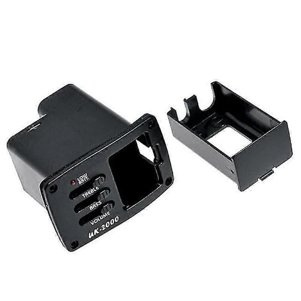 -2000 Spiral Piezo Kabel Pickup Eq och Förförstärkare för Ukulele (inget batteri)