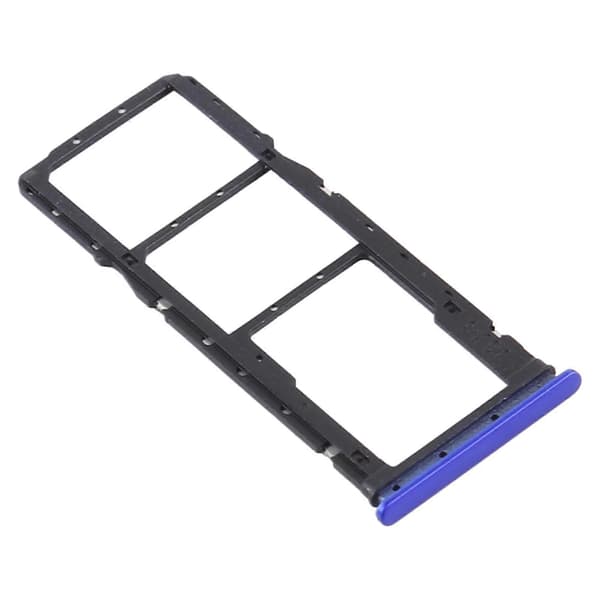 (Ny) SIM-kortsfack + Micro SD-kortsfack för Xiaomi Redmi 9/Poco C31 Blue