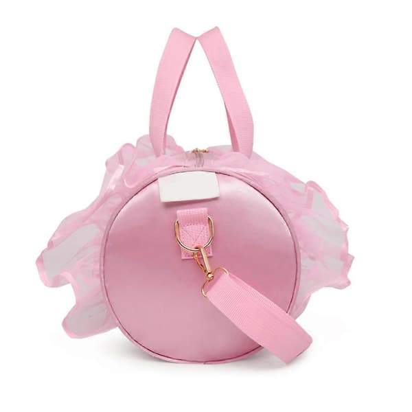 【2F】Barn Sling Bag Barn Småbarn Dansväska Flickor Crossbody Väska Dansväskor Små Flickor Rosa