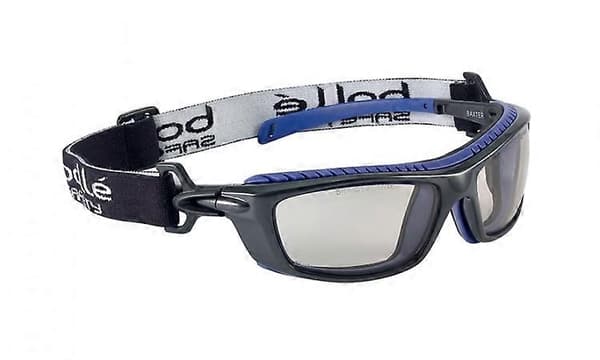 【2F】Baxcsp Platinum Goggles Csp Linse Anti-ridse & Dug Sort Og Blå Ramme
