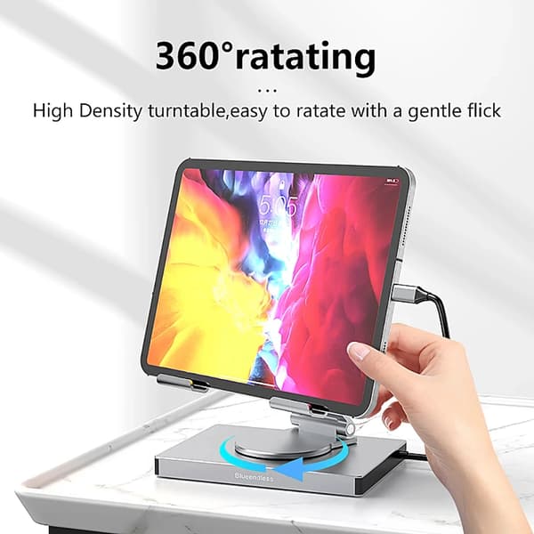 8-i-1 dockingstation til tablets og telefoner, understøtter USB C-hub, 4K, 60 Hz, HDMI, 1000 Mbps Ethernet, 5 Gbps dataoverførsel, PD100W