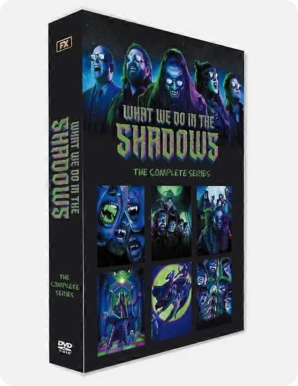 What We Do In The Shadows: Sesong 1-6 (DVD, 12-disk sett) engelsk versjon