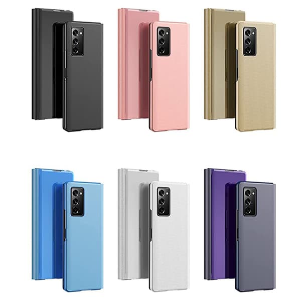 Samsung Galaxy Z Fold 2 - Stilrent LEMAN-deksel—2f Silver silver