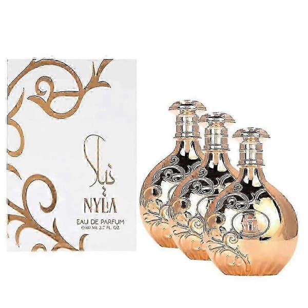 【2F】Arabiyat Prestige Nyla Parfym Eau De Parfum 80ml Doft Lyx Unisex 3pcs