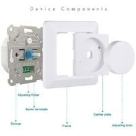 Lysdimmer, 220-240V 5-200W Smarte trykknappbrytere og dimmere
