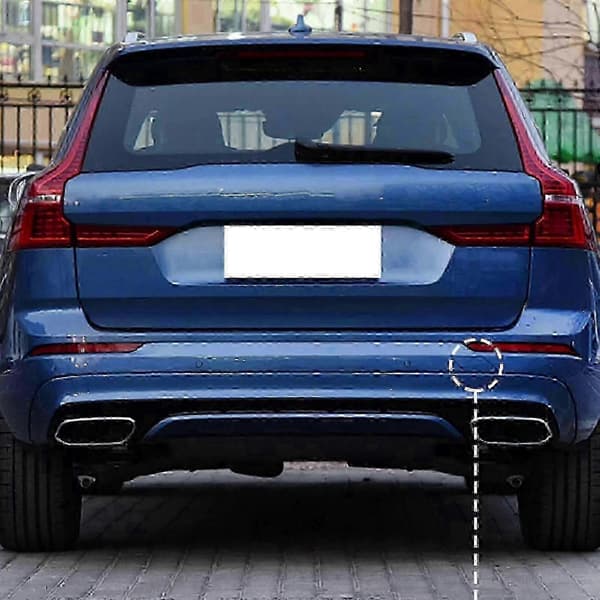 Bakre stötfångarlock för VOLVO XC60 2018-2023 dragkrokskydd Pine Gray