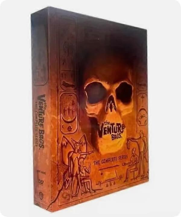 【2F】The Venture Bros: Kausi 1-7 Koko sarja 14-levyn DVD Uusi