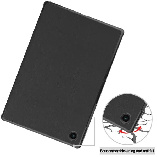 【2F】Trefoldigt standercover til Samsung Galaxy Tab A8 10.5\" (2021) Black black