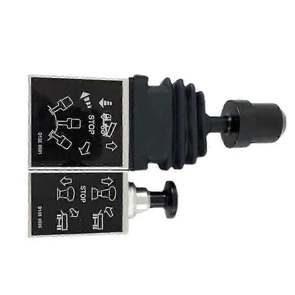 Dumbbil tippeventil 4MM pneumatisk hydraulisk manuell kontrollventil for lastebil Svart