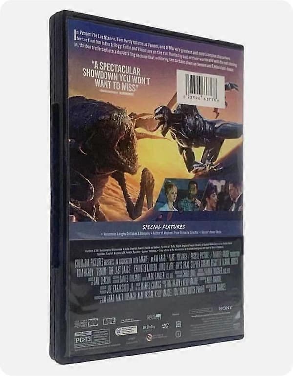 Nya Venom: The Last Dance (2024) DVD engelsk version ALL REGION