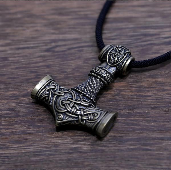 Nordisk Viking Thor Hammer Halskæde Mjølner Halskæde til Mænd Talisman Smykker