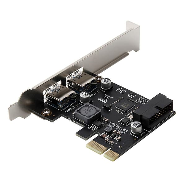 Porter Adapter USB 3.0 Superrask PCI for Express (PCIe) utvidelseskort for Des