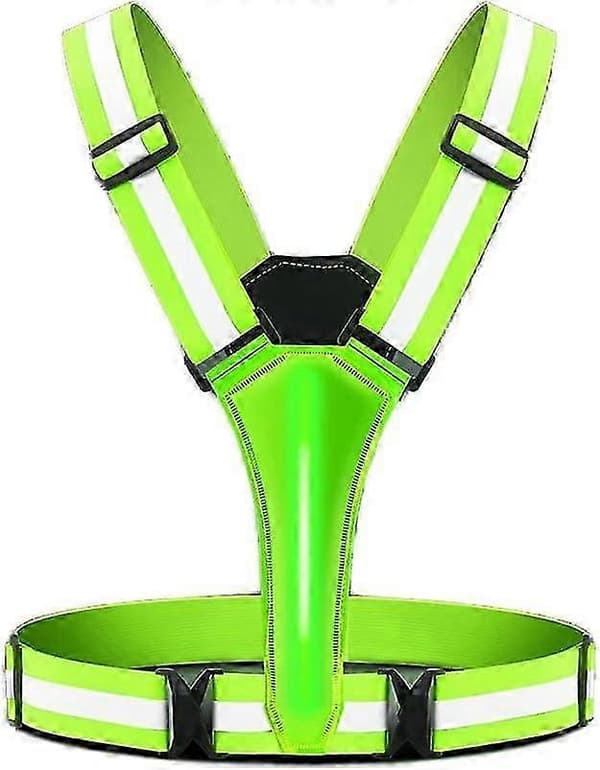 LED refleksvest med USB genopladelig 2025
