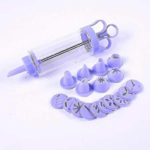 Kakformningsmaskin Pump Press Maskin Dekor Köksformverktyg Set[2F]
