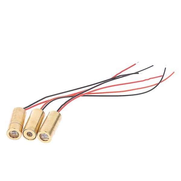 [2F] Kobber laserhode 650nm 9mm 3v 50mw Laser kryssdiode modul Rød laser A1(Spot)