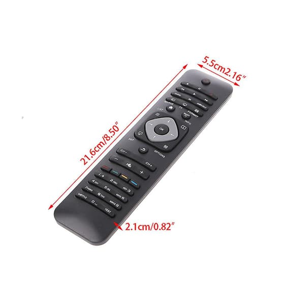 Fjernkontroll for LCD LED 3D for Smart TV Svart