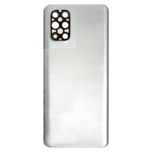 For OnePlus 8T+ 5G batteribakdeksel med kameralinsedeksel Silver