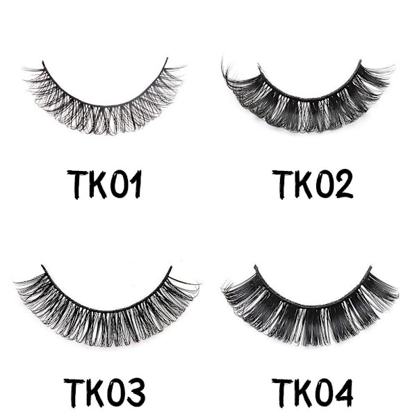 Tekoripset / Ripsienpidennykset - 10 paria 32 TK01