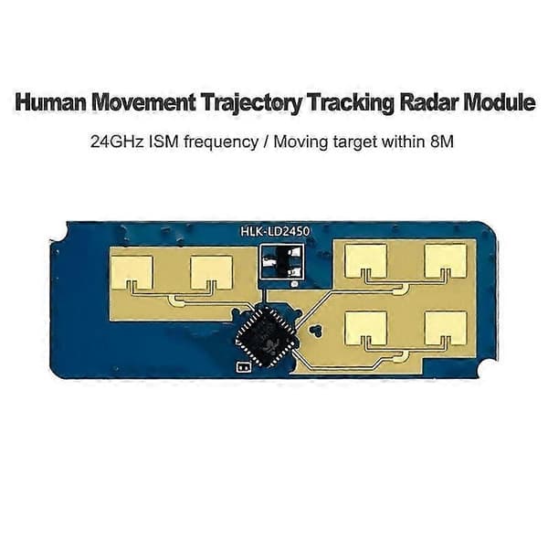 [2F]HLK-LD2450 24G Smart Home Wave Human Body Movement Target Tracking Radar Sensor Module Test Distance Angle Speed