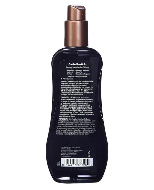 [2F]Australian Gold Intensifier Bronzing Dry Oil Spray 8 Ounce (2-pack)