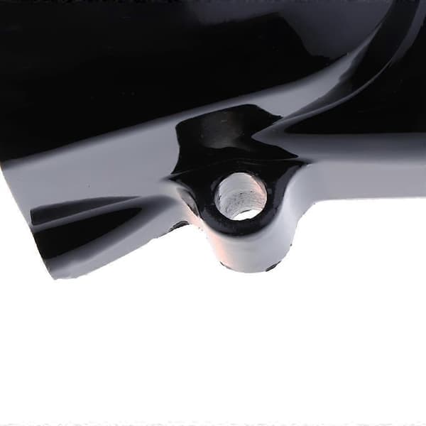 Sølvfarget venstre motorsprocket hus side deksel for 110cc 125cc Black
