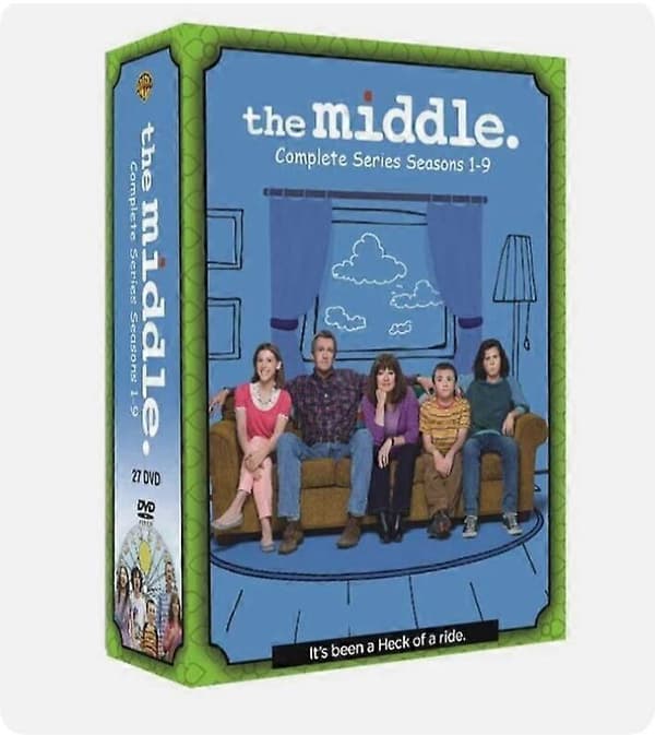 The Middle: Komplett Serie Säsong 1-9 engelsk version 27 Disc DVD Ny Box Set