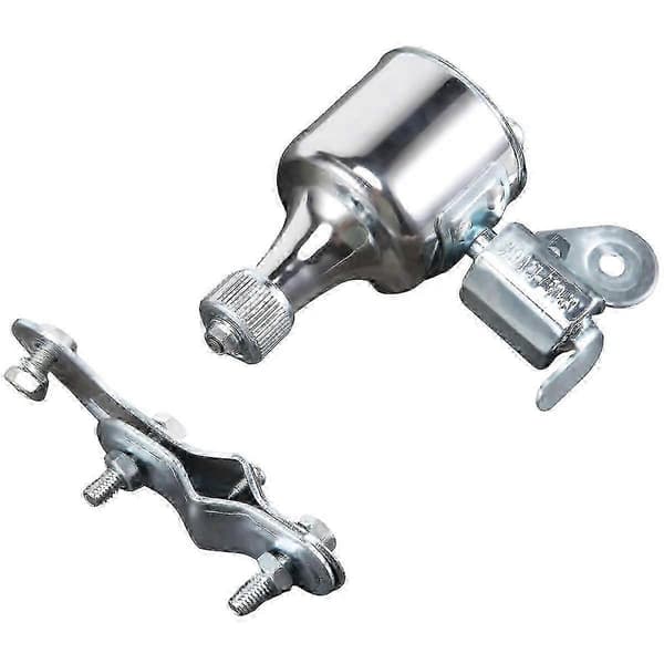 12V 6W Sykkel Dynamo Strømgenerator Kit med Friksjonsmotor for Bak-/Frontlys Silver