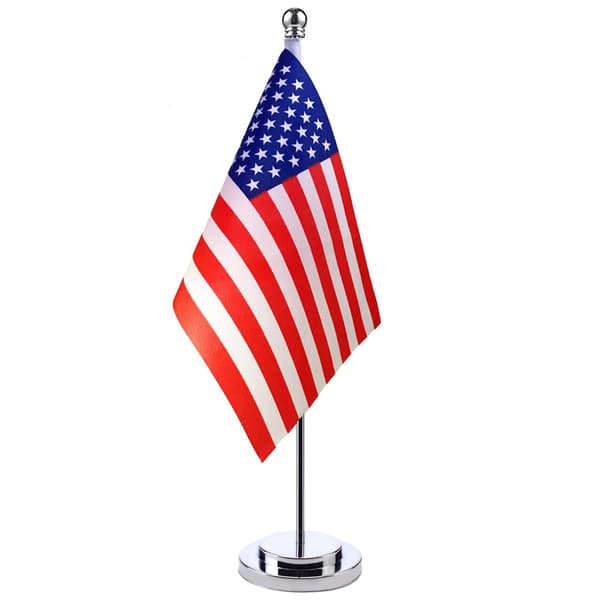 Amerikansk flagg, USA US bordflagg, skrivebordsflagg, Internasjonalt