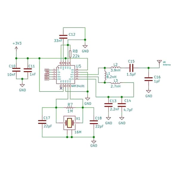 Enkel trådløs tilkobling RF-Nano-kompatible ATMEGA328P serielle moduler A