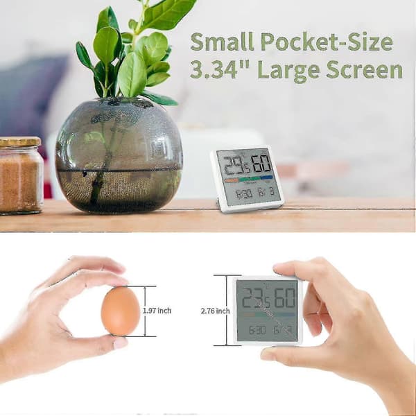 Digital Termo-hygrometer, Portabel Inomhus Termometer-hygrometer Med Hög Noggrannhet