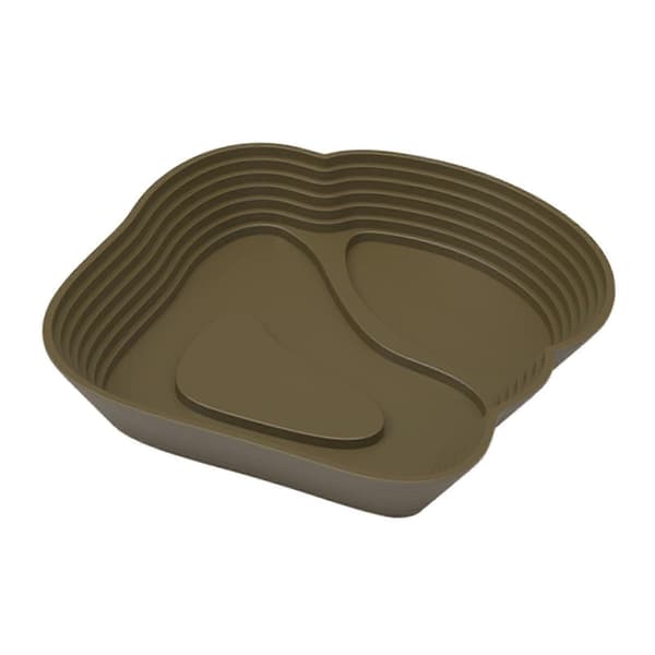 Krybdyr vandskål, skildpaddebassin, med rampe, akvariepynt skildpadde vandskål coffee