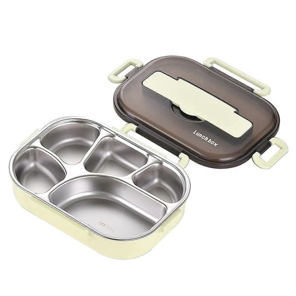 Bento Box för studenter Termisk Bento Box Vuxen Lunchlåda Lunchbehållare för barn Läckagesäker Lunch[2F]