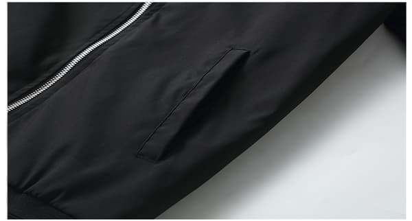 Herre Bomberjakke Varsity Flight Jacket Sort Black S