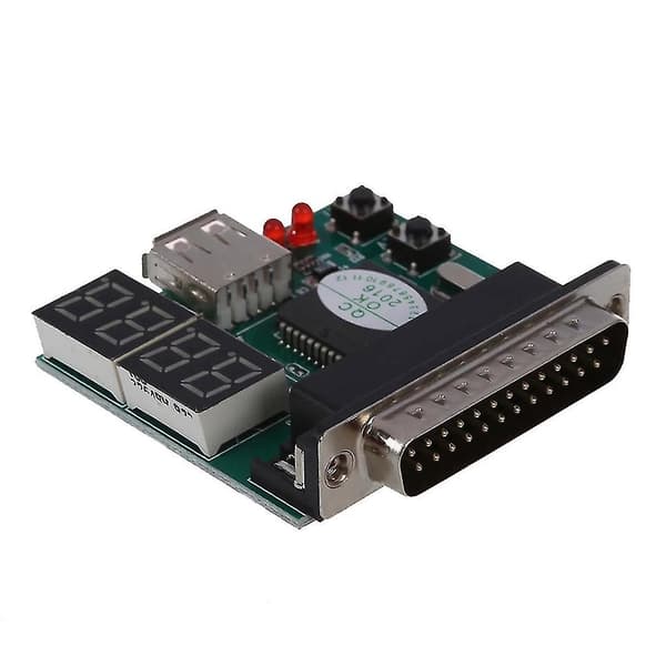 PC-datamaskin hovedkortanalysatorsett USB-diagnosekort med parallellport