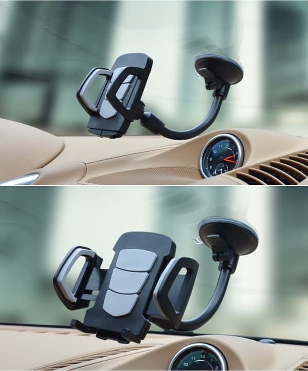 Telefonholder / Bilholder / Holder til bil – Sugekopp Black black