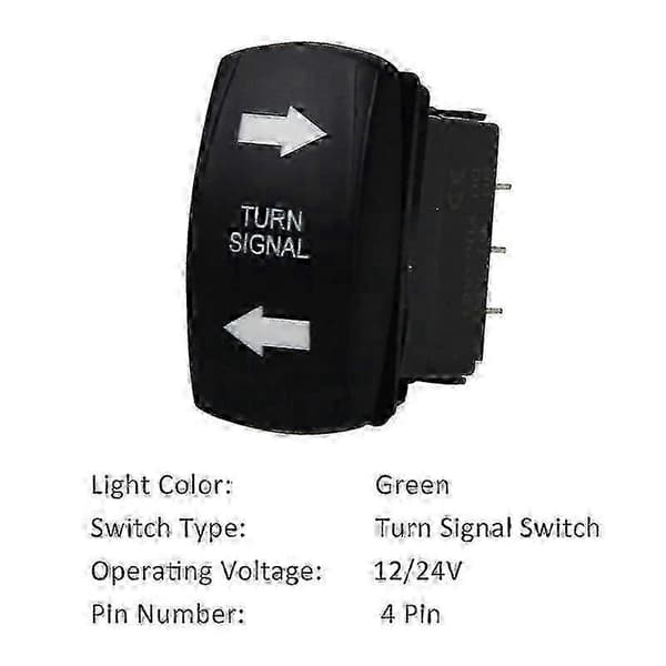 12V Universal 3-leder Flash Controller med blinklyskontakt LED-lys blinkrelæ til bådudgave 0718 5 5