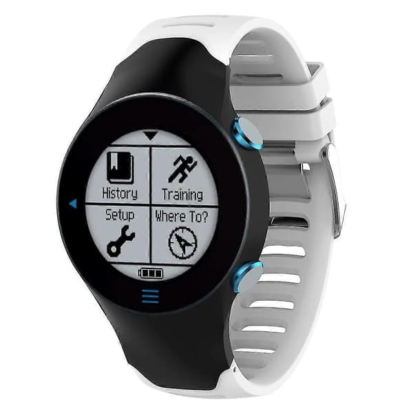 Silikone armbånd til Garmin Forerunner 610 ur White