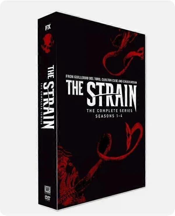 The Strain: The Complete Series Sesong 1-4 (DVD, 14-Disc Box Set) engelsk versjon