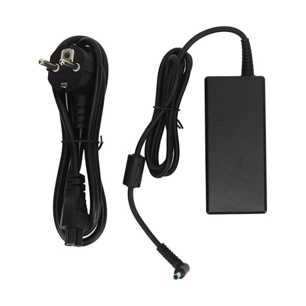 Erstatning bærbar lader for HP 19,5V 2,31A utgang 4,5x3,0mm blå plugg bærbar strømadapter EU-plugg 100‑240V