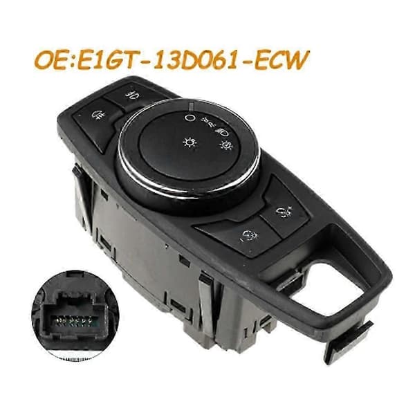 E1GT-13D061-ECW E1GT13D061ECW Bilfrontlys Tåkelys Kontrollbryter Bilbryter kompatibel med Black