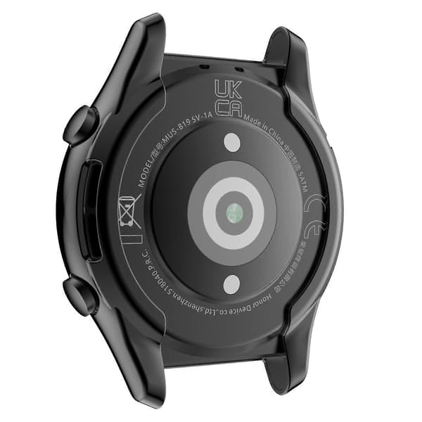 For Honor Watch GS 3 Full Coverage TPU Electroplating Watch Case Black