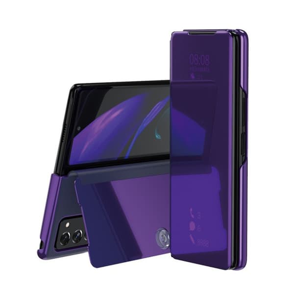 Samsung Galaxy Z Fold 2 - Stilrent LEMAN-deksel—2f Roséguld