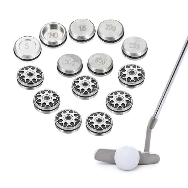 2 stk. Golf Putter Vægte Kompatible med Odyssey Stroke Lab Putter Køllehoveder 15 gram 15 grams Black