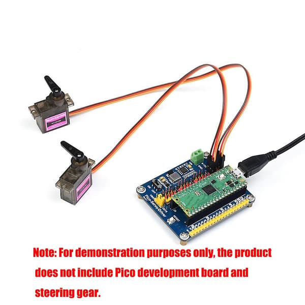 PICO servomotor drivrutinsmodul expansionskort HAT för RPI Raspberry Pi
